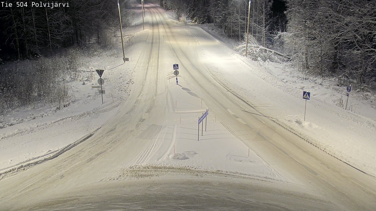 Kelikamerat Kuva Tie 504 Polvijärvi, Polvijärvi, Pohjois-Karjala