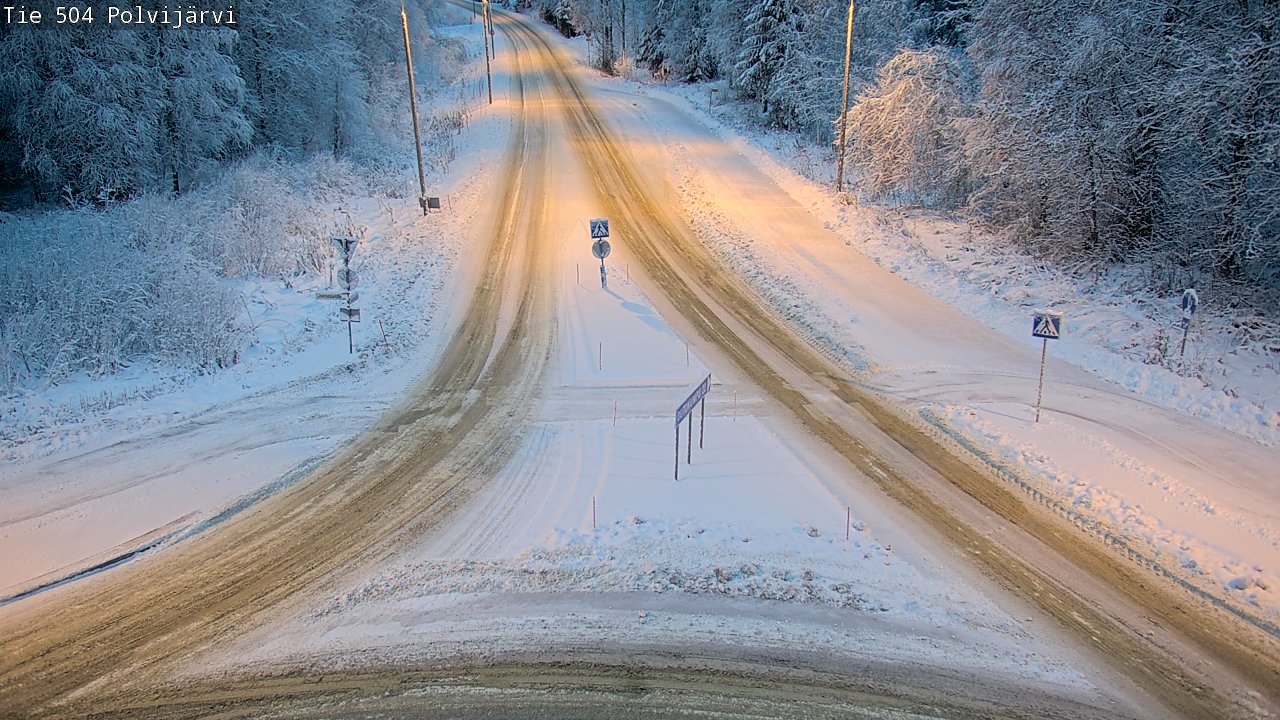 Kelikamerat Kuva Tie 504 Polvijärvi, Polvijärvi, Pohjois-Karjala