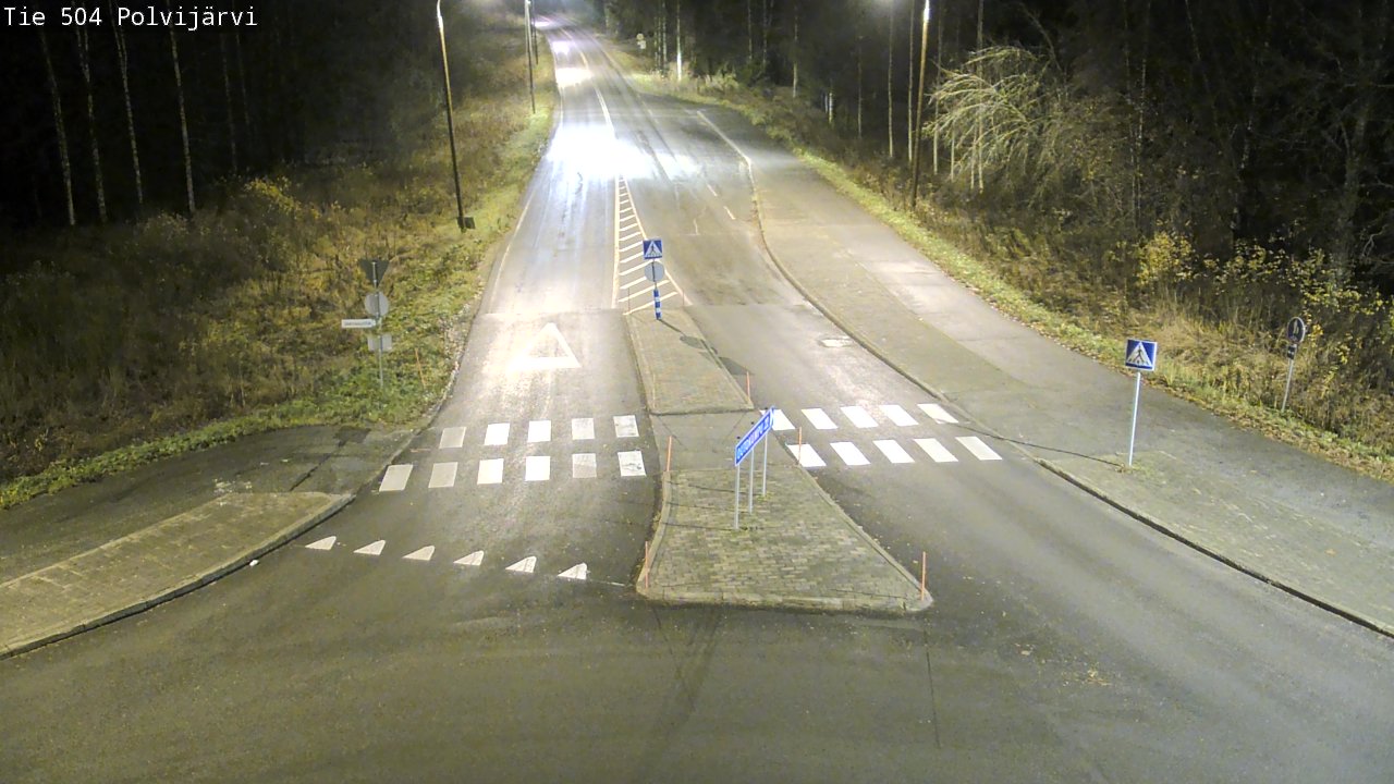 Kelikamerat Kuva Tie 504 Polvijärvi, Polvijärvi, Pohjois-Karjala