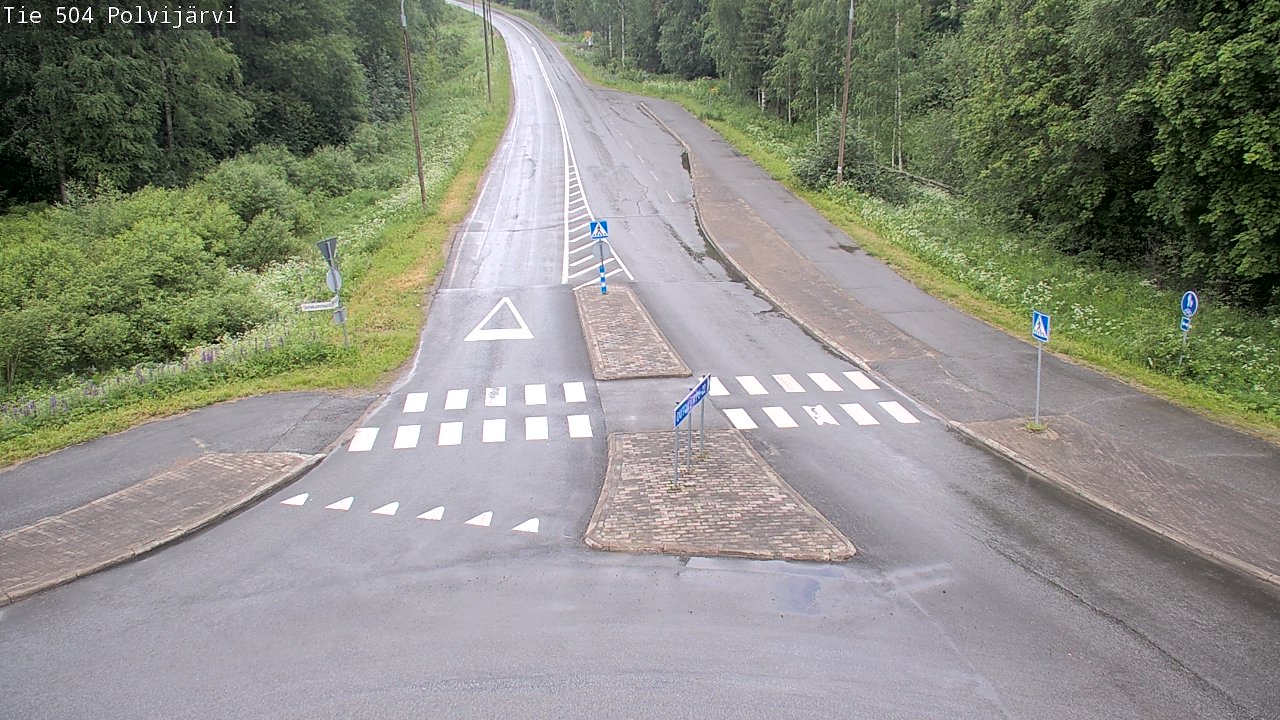 Weather Camera Image Road 504 Polvijärvi, Polvijärvi, Pohjois-Karjala