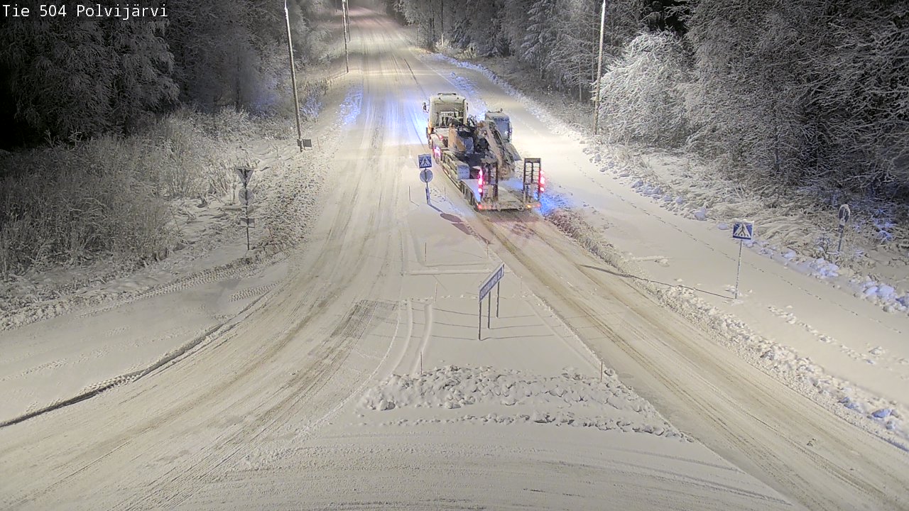 Kelikamerat Kuva Tie 504 Polvijärvi, Polvijärvi, Pohjois-Karjala