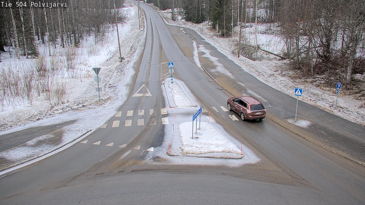Kelikamerat Kuva Tie 504 Polvijärvi, Polvijärvi, Pohjois-Karjala