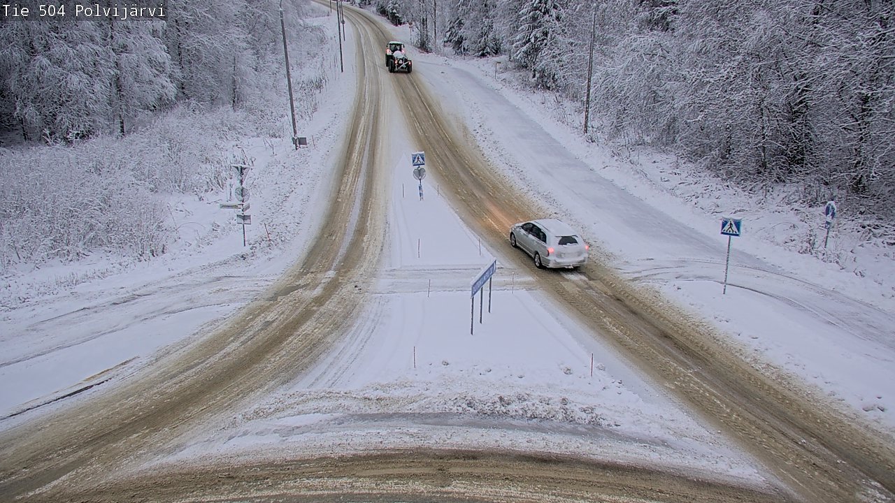 Kelikamerat Kuva Tie 504 Polvijärvi, Polvijärvi, Pohjois-Karjala