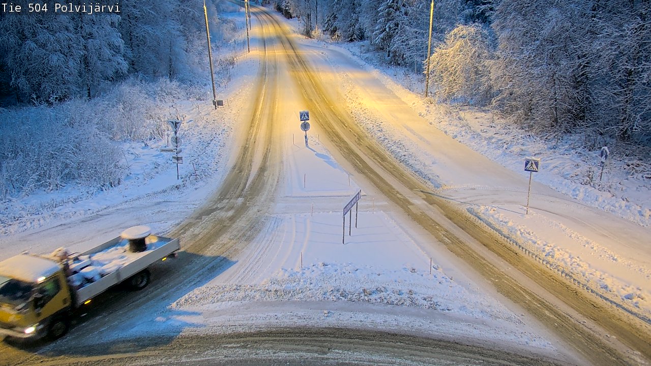 Kelikamerat Kuva Tie 504 Polvijärvi, Polvijärvi, Pohjois-Karjala
