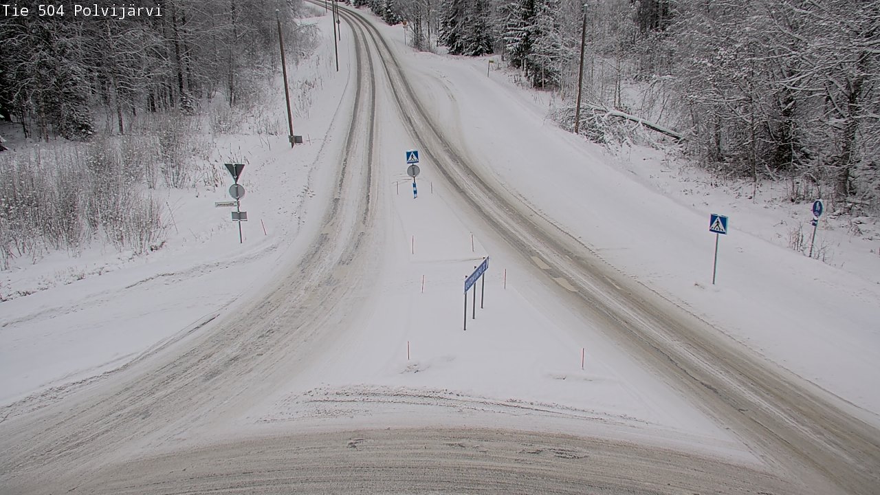 Weather Camera Image Road 504 Polvijärvi, Polvijärvi, Pohjois-Karjala