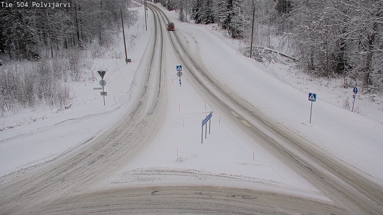 Kelikamerat Kuva Tie 504 Polvijärvi, Polvijärvi, Pohjois-Karjala