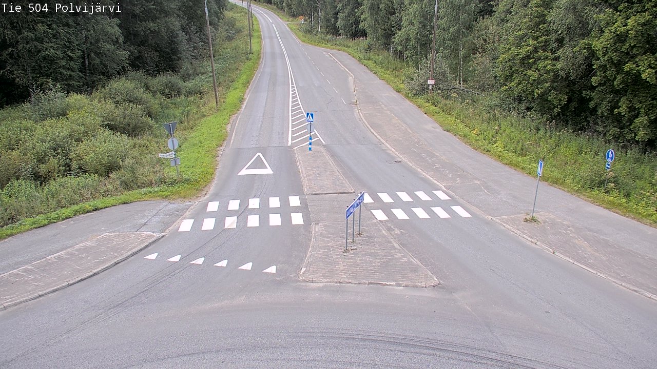 Weather Camera Image Road 504 Polvijärvi, Polvijärvi, Pohjois-Karjala