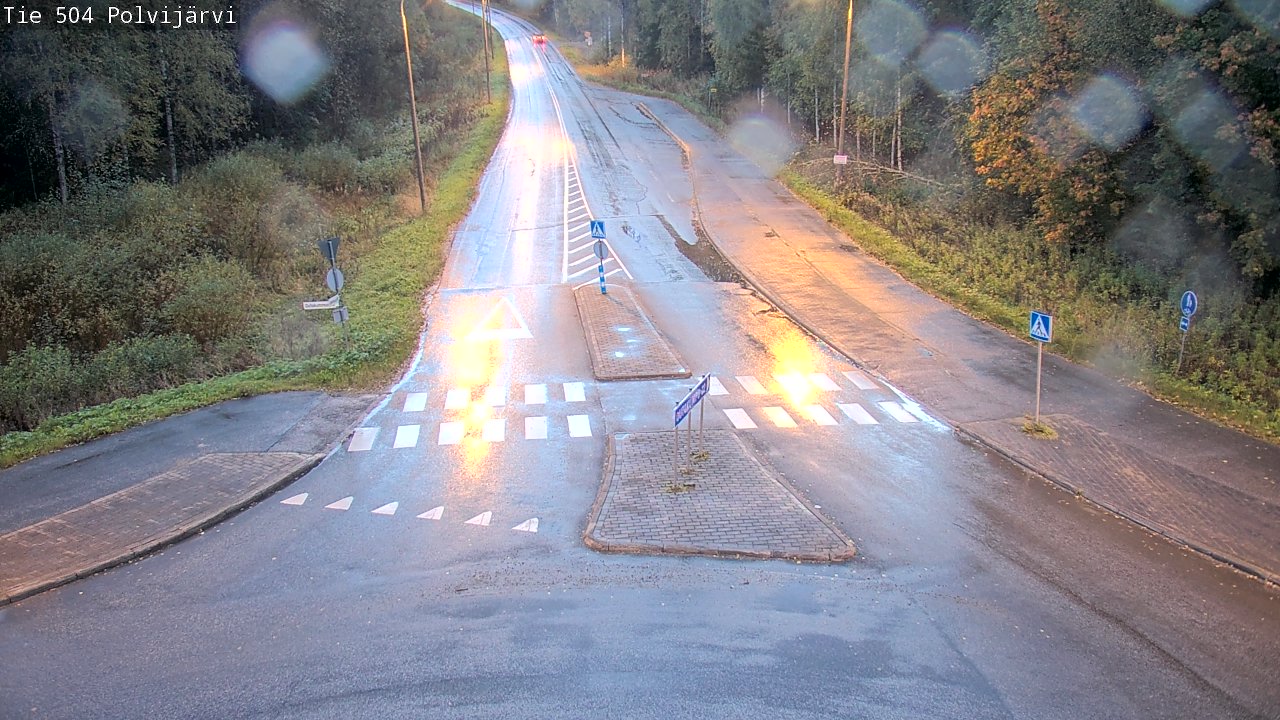 Weather Camera Image Road 504 Polvijärvi, Polvijärvi, Pohjois-Karjala