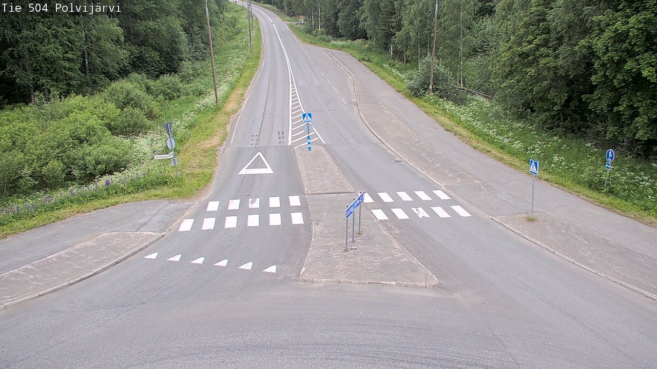 Kelikamerat Kuva Tie 504 Polvijärvi, Polvijärvi, Pohjois-Karjala