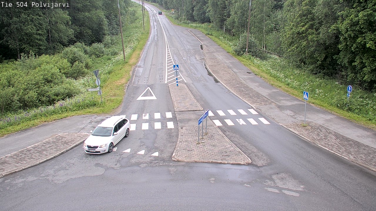 Weather Camera Image Road 504 Polvijärvi, Polvijärvi, Pohjois-Karjala