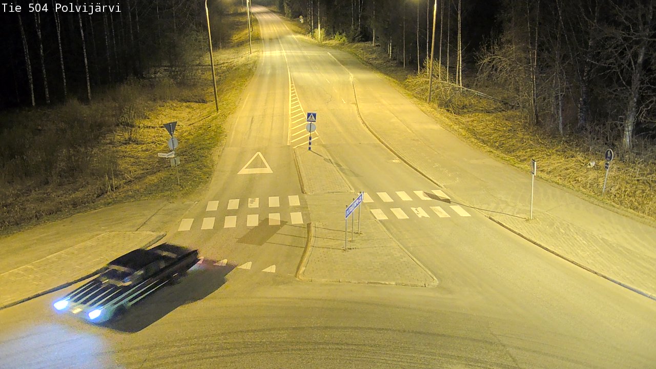 Kelikamerat Kuva Tie 504 Polvijärvi, Polvijärvi, Pohjois-Karjala