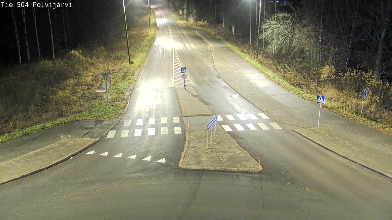 Kelikamerat Kuva Tie 504 Polvijärvi, Polvijärvi, Pohjois-Karjala