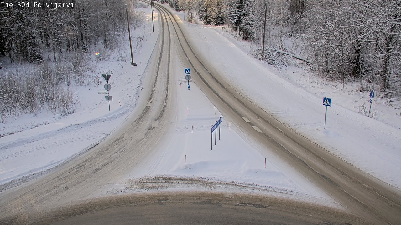 Kelikamerat Kuva Tie 504 Polvijärvi, Polvijärvi, Pohjois-Karjala