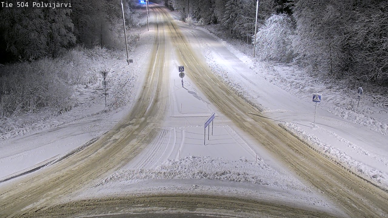 Kelikamerat Kuva Tie 504 Polvijärvi, Polvijärvi, Pohjois-Karjala