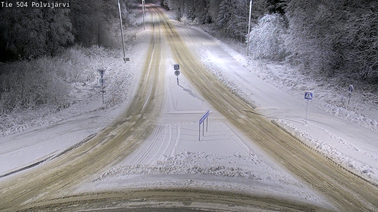 Kelikamerat Kuva Tie 504 Polvijärvi, Polvijärvi, Pohjois-Karjala
