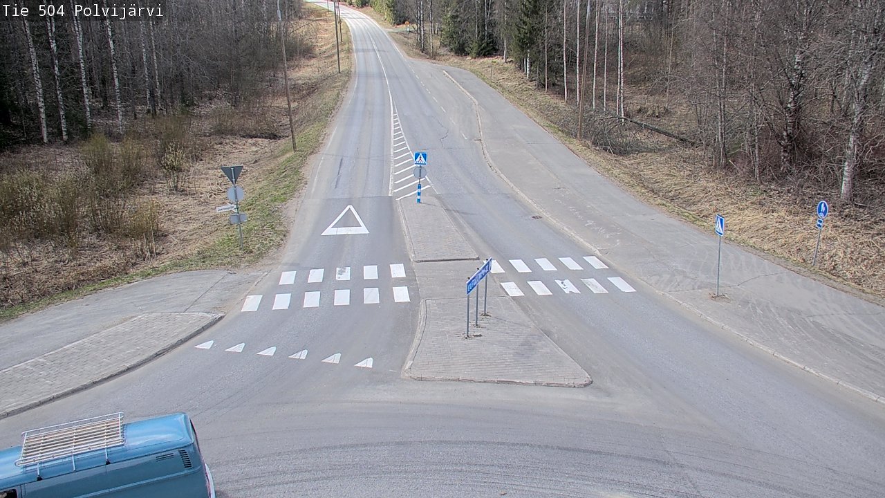 Weather Camera Image Väg 504 Polvijärvi, Polvijärvi, Pohjois-Karjala