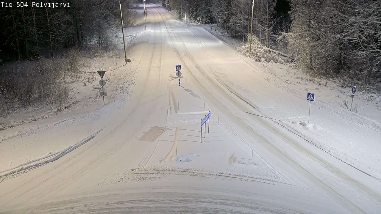 Kelikamerat Kuva Tie 504 Polvijärvi, Polvijärvi, Pohjois-Karjala