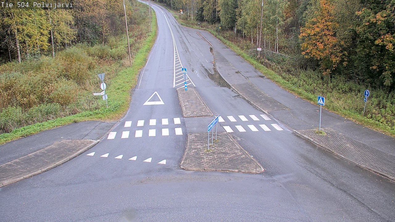 Weather Camera Image Road 504 Polvijärvi, Polvijärvi, Pohjois-Karjala