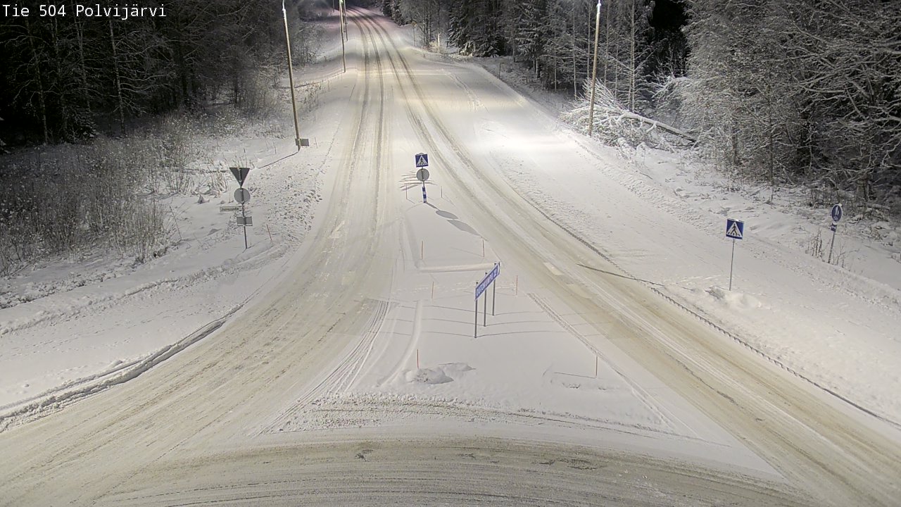 Kelikamerat Kuva Tie 504 Polvijärvi, Polvijärvi, Pohjois-Karjala