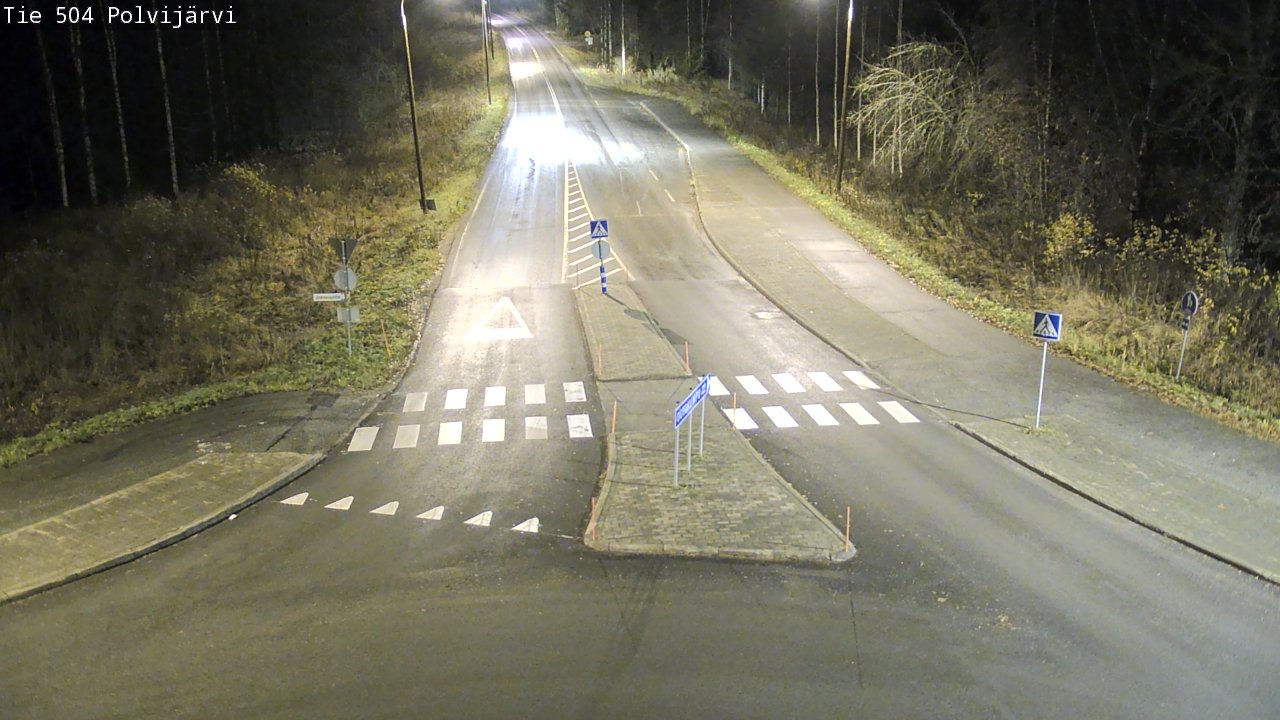 Kelikamerat Kuva Tie 504 Polvijärvi, Polvijärvi, Pohjois-Karjala