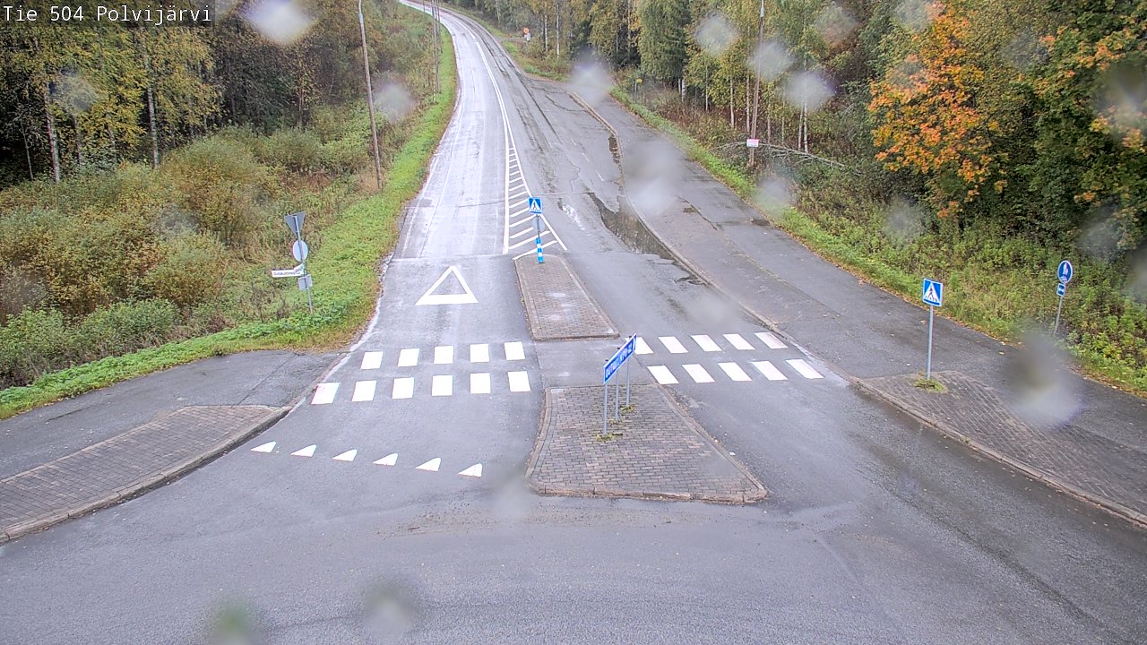 Weather Camera Image Road 504 Polvijärvi, Polvijärvi, Pohjois-Karjala