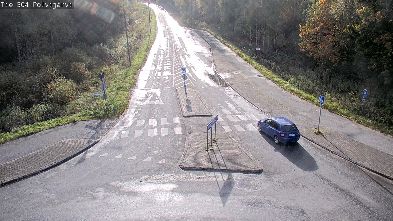 Weather Camera Image Road 504 Polvijärvi, Polvijärvi, Pohjois-Karjala