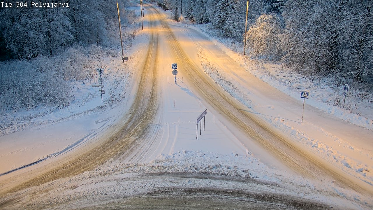 Kelikamerat Kuva Tie 504 Polvijärvi, Polvijärvi, Pohjois-Karjala