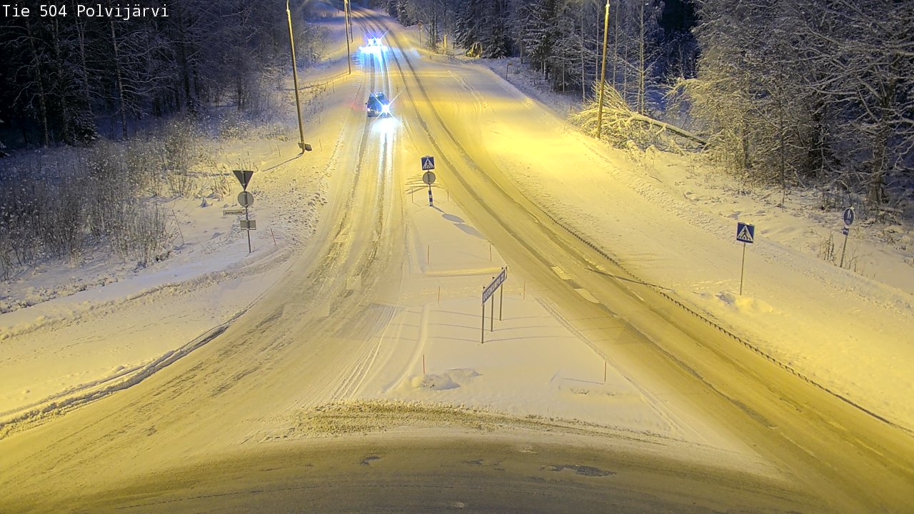 Kelikamerat Kuva Tie 504 Polvijärvi, Polvijärvi, Pohjois-Karjala