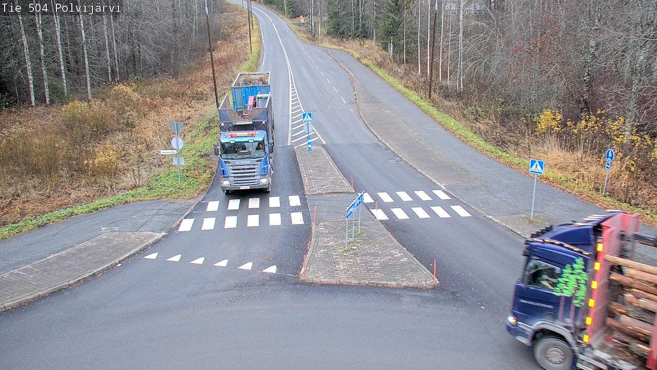 Kelikamerat Kuva Tie 504 Polvijärvi, Polvijärvi, Pohjois-Karjala