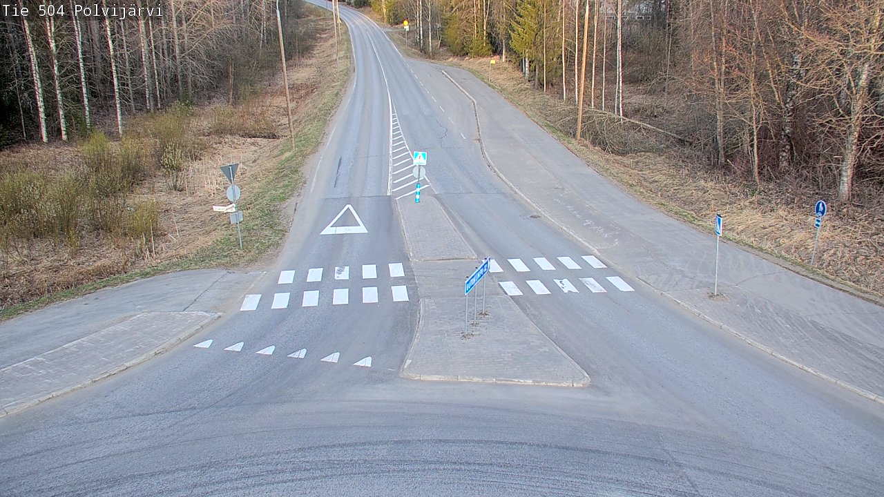 Weather Camera Image Road 504 Polvijärvi, Polvijärvi, Pohjois-Karjala
