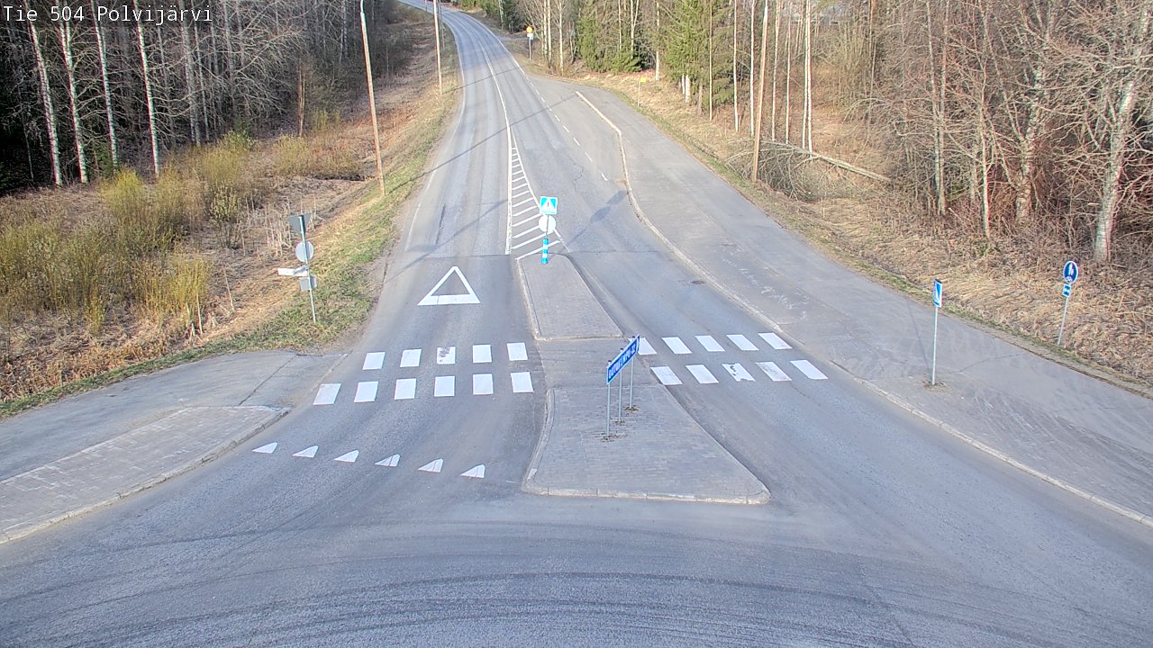 Weather Camera Image Road 504 Polvijärvi, Polvijärvi, Pohjois-Karjala