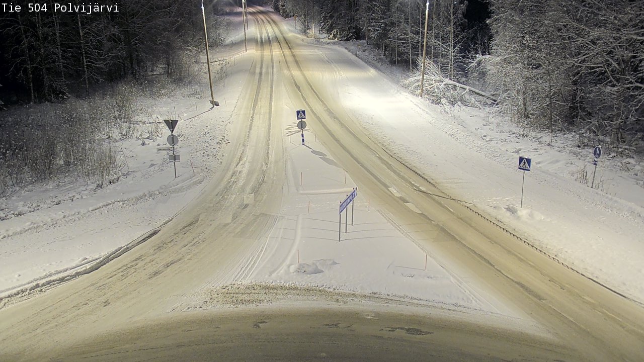 Kelikamerat Kuva Tie 504 Polvijärvi, Polvijärvi, Pohjois-Karjala