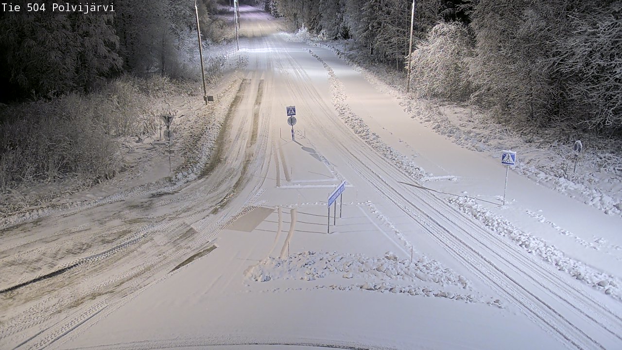 Kelikamerat Kuva Tie 504 Polvijärvi, Polvijärvi, Pohjois-Karjala