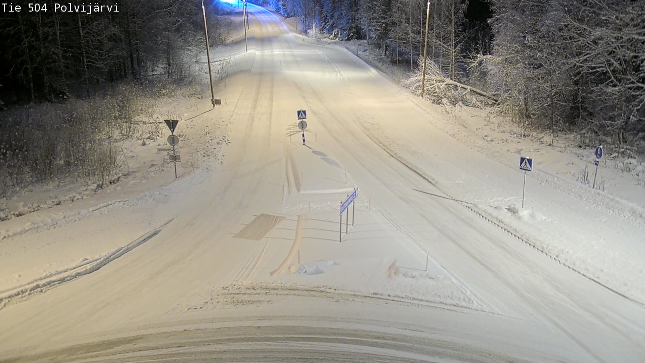 Kelikamerat Kuva Tie 504 Polvijärvi, Polvijärvi, Pohjois-Karjala