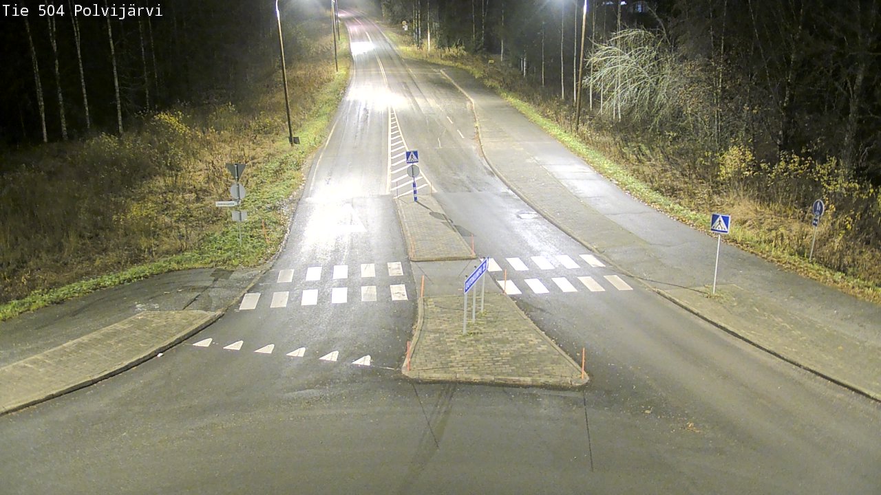 Kelikamerat Kuva Tie 504 Polvijärvi, Polvijärvi, Pohjois-Karjala