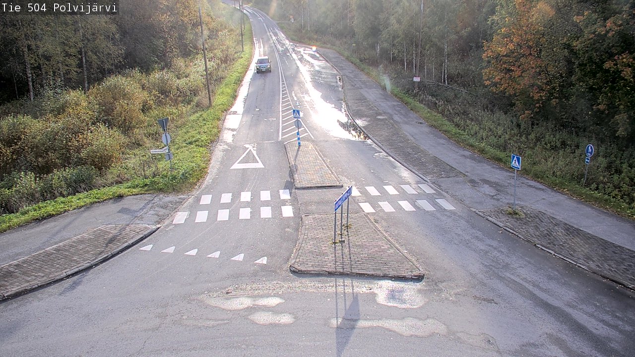 Weather Camera Image Road 504 Polvijärvi, Polvijärvi, Pohjois-Karjala