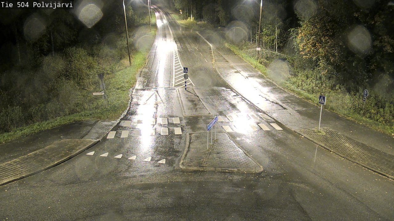 Weather Camera Image Road 504 Polvijärvi, Polvijärvi, Pohjois-Karjala