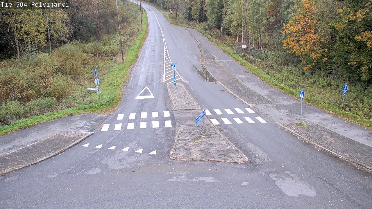 Kelikamerat Kuva Tie 504 Polvijärvi, Polvijärvi, Pohjois-Karjala