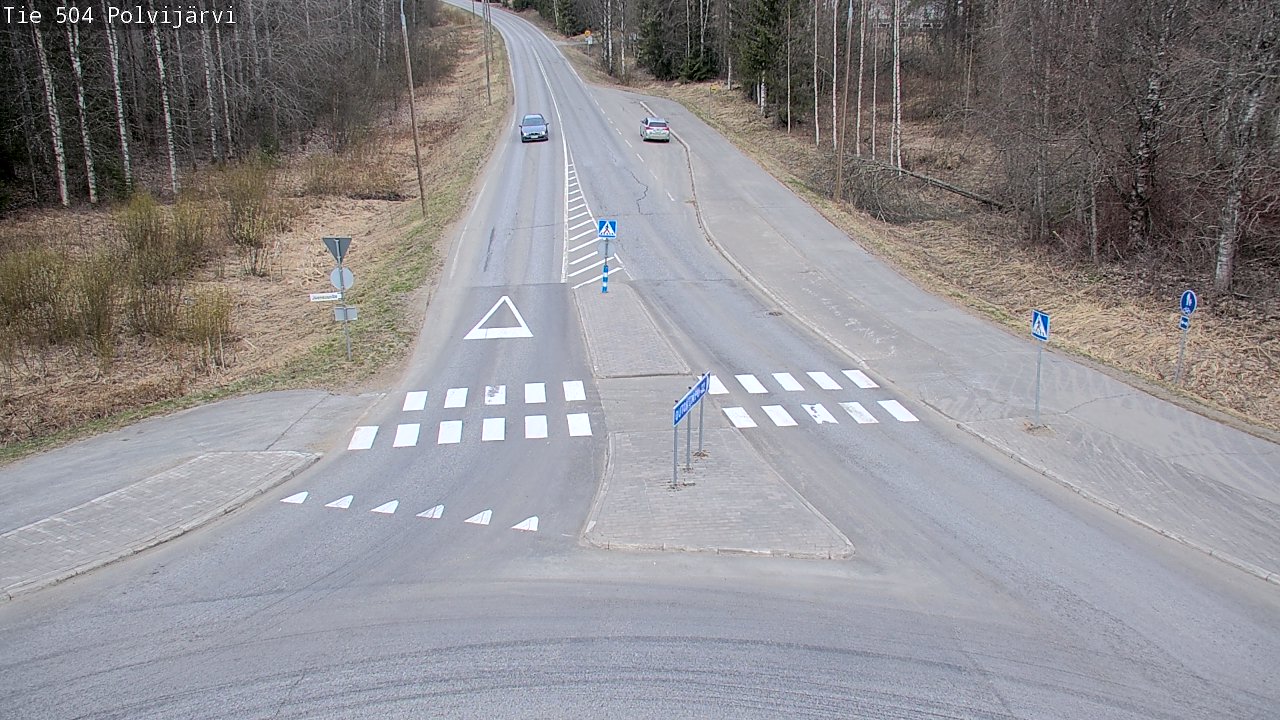 Weather Camera Image Väg 504 Polvijärvi, Polvijärvi, Pohjois-Karjala