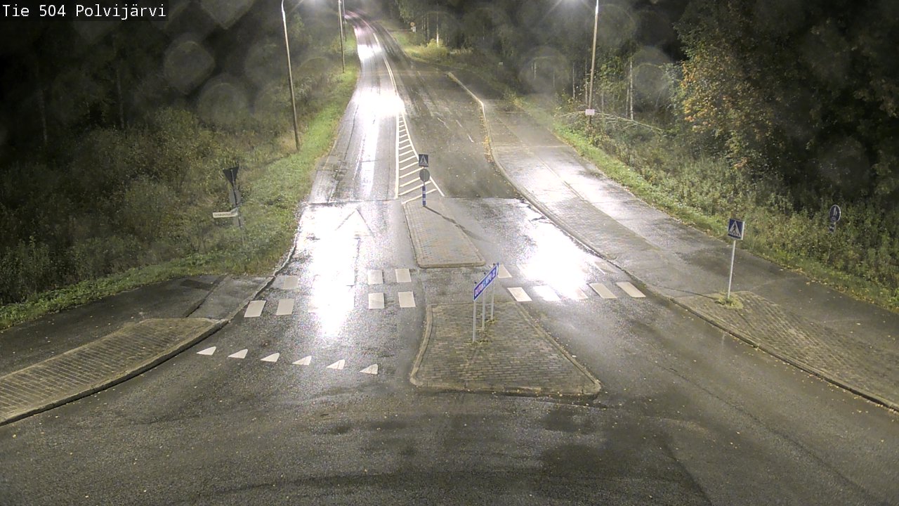 Weather Camera Image Road 504 Polvijärvi, Polvijärvi, Pohjois-Karjala