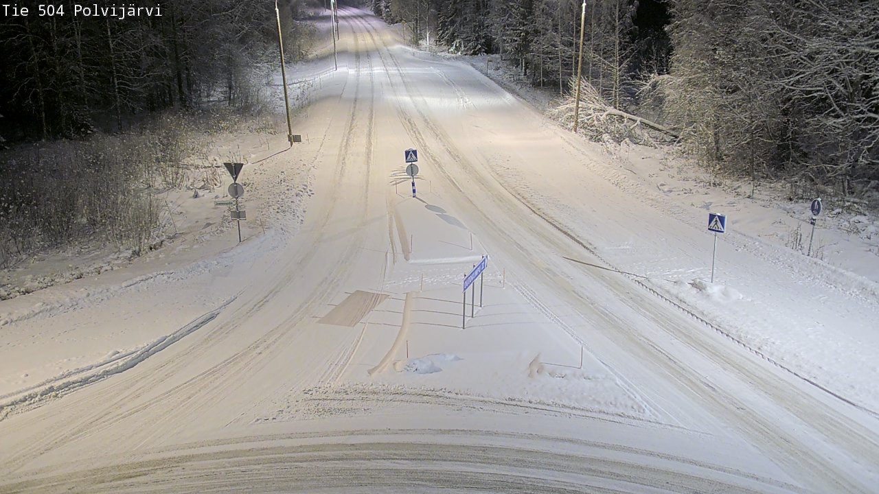 Kelikamerat Kuva Tie 504 Polvijärvi, Polvijärvi, Pohjois-Karjala