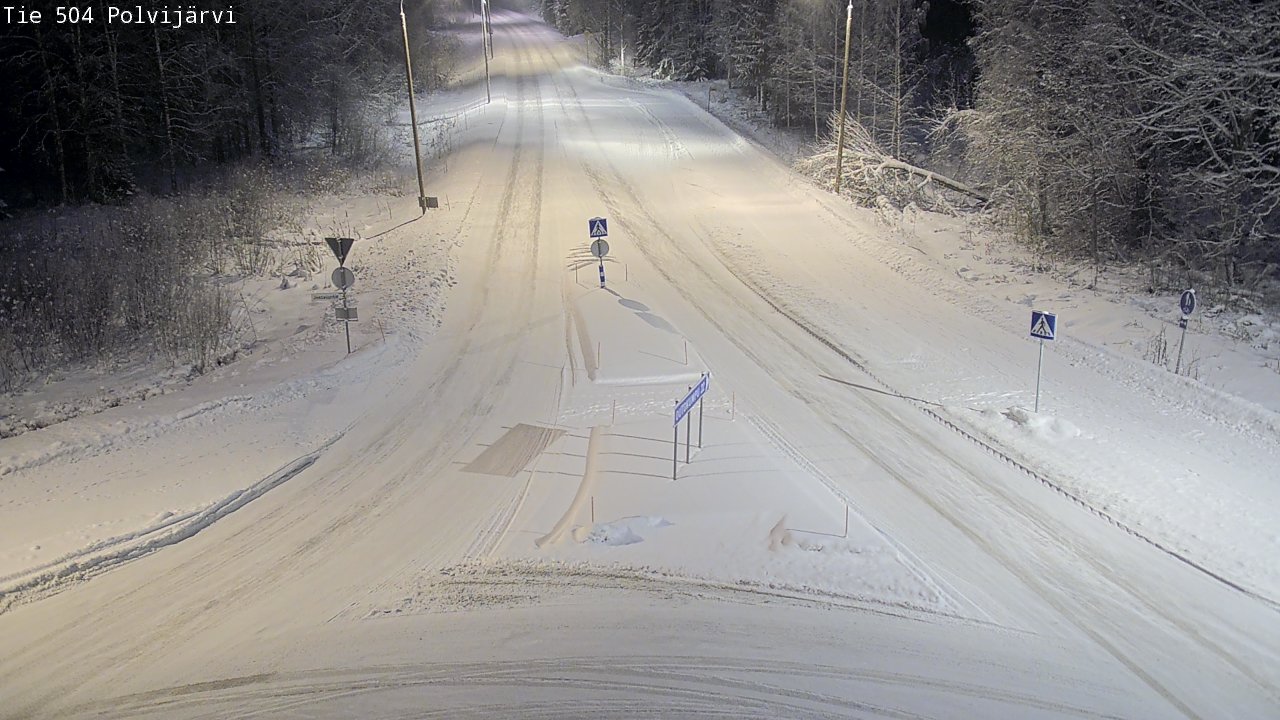 Kelikamerat Kuva Tie 504 Polvijärvi, Polvijärvi, Pohjois-Karjala