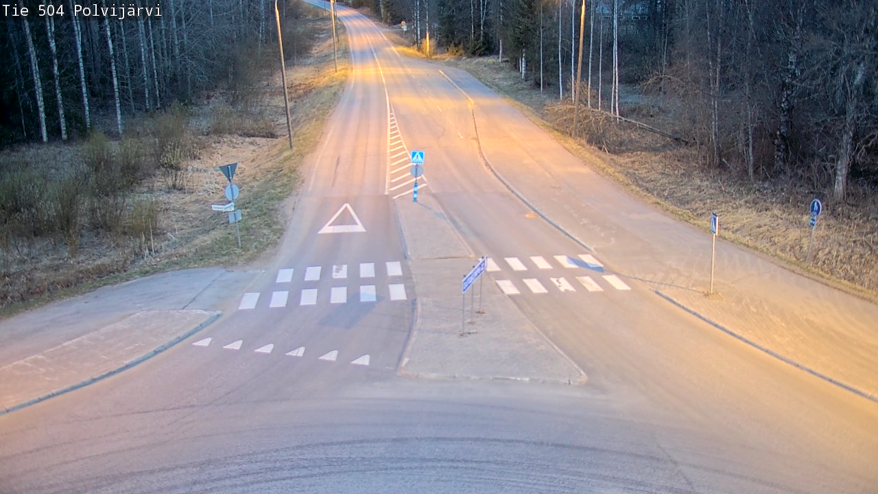 Kelikamerat Kuva Tie 504 Polvijärvi, Polvijärvi, Pohjois-Karjala