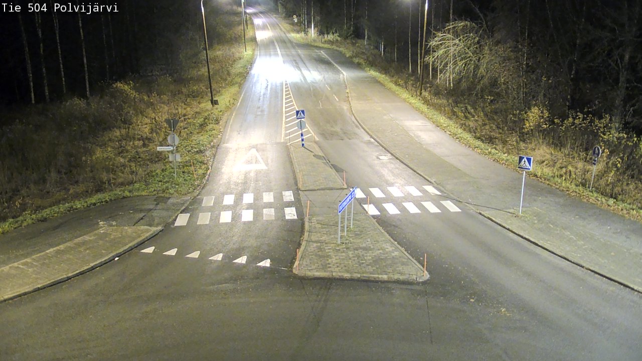 Kelikamerat Kuva Tie 504 Polvijärvi, Polvijärvi, Pohjois-Karjala