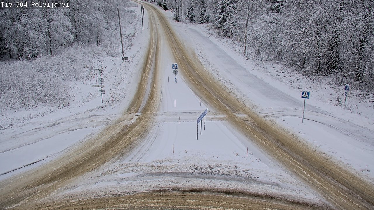 Kelikamerat Kuva Tie 504 Polvijärvi, Polvijärvi, Pohjois-Karjala