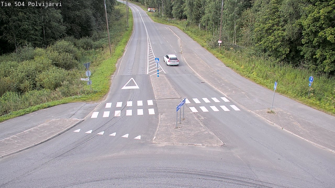 Weather Camera Image Road 504 Polvijärvi, Polvijärvi, Pohjois-Karjala