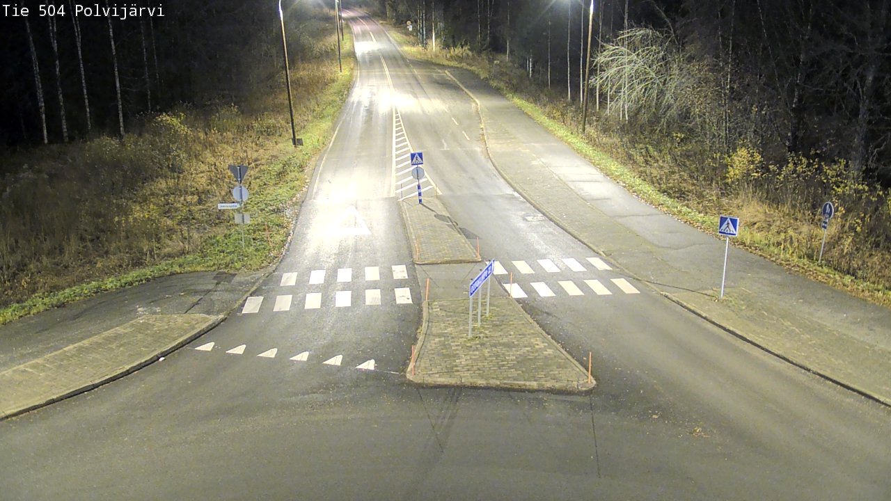 Kelikamerat Kuva Tie 504 Polvijärvi, Polvijärvi, Pohjois-Karjala