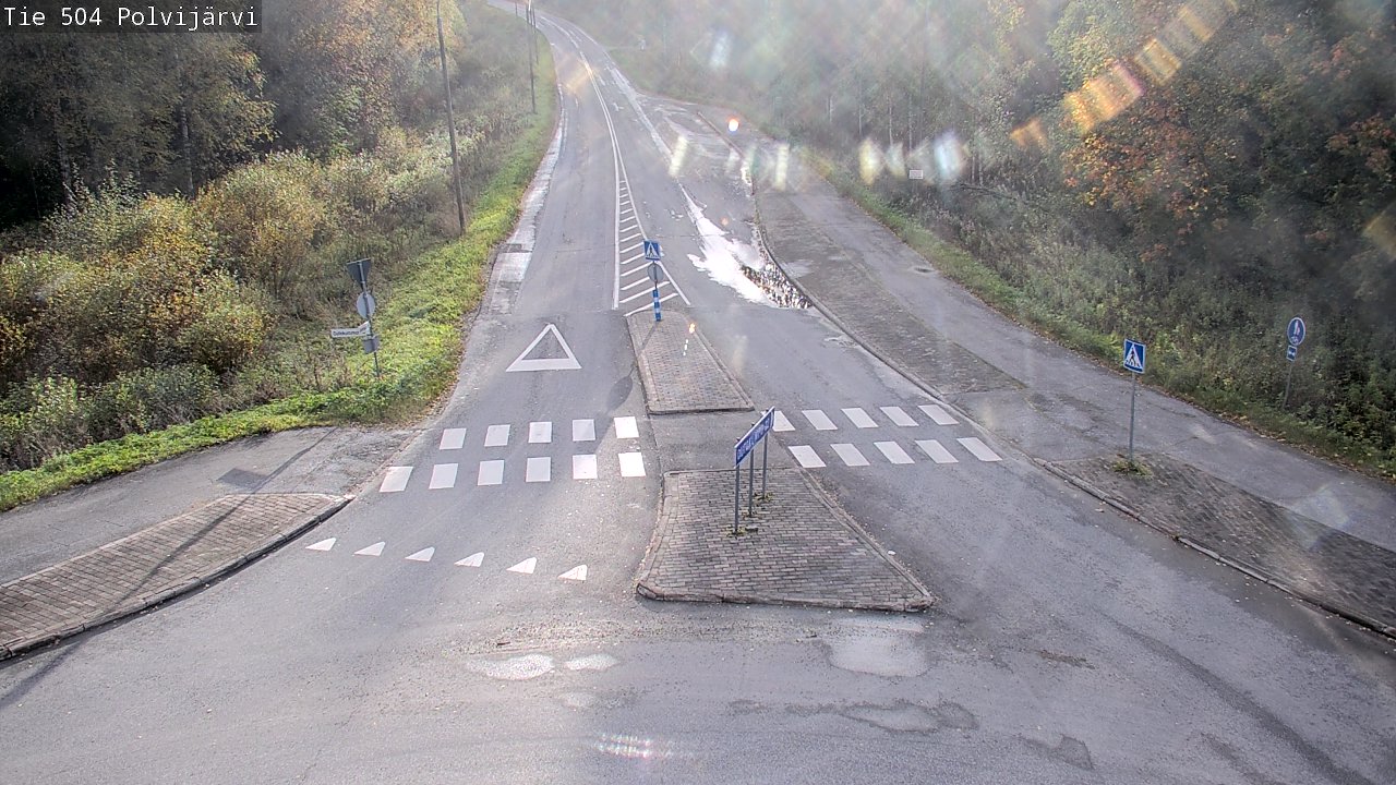 Weather Camera Image Road 504 Polvijärvi, Polvijärvi, Pohjois-Karjala