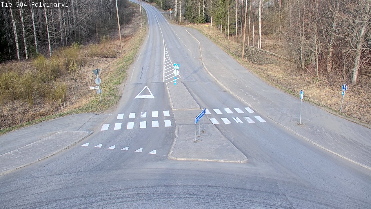 Weather Camera Image Road 504 Polvijärvi, Polvijärvi, Pohjois-Karjala