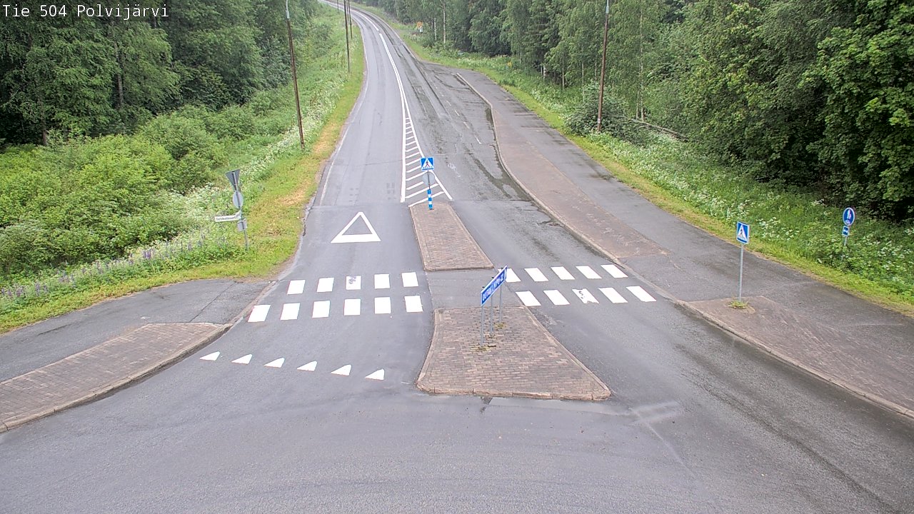 Weather Camera Image Road 504 Polvijärvi, Polvijärvi, Pohjois-Karjala